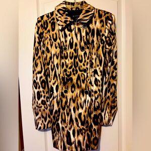 INC Long Trench Jacket Sz XS